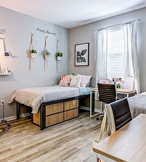 Furnished bedroom