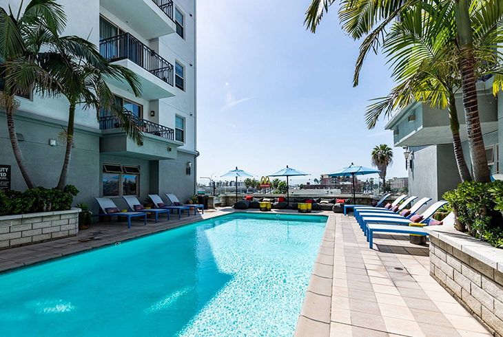 Resort style pool