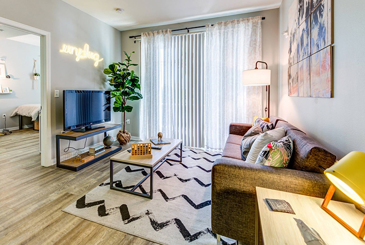 Furnished living space