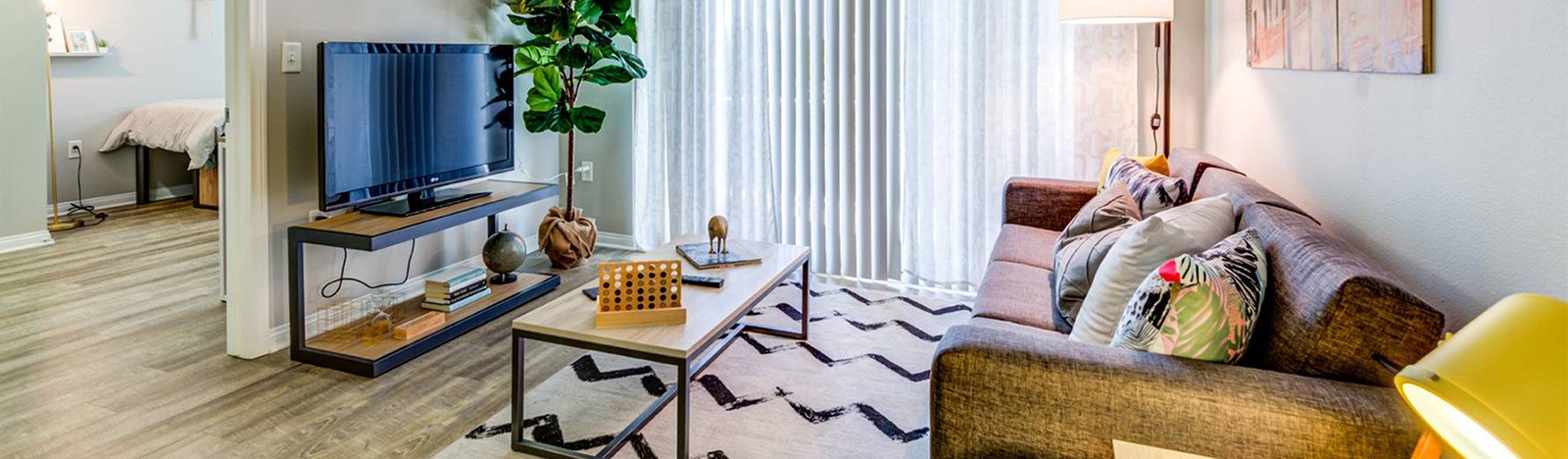 furnished living space