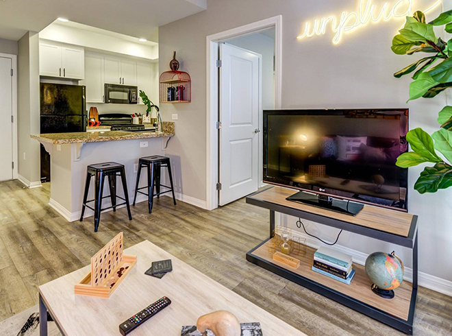 Furnished living space