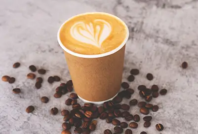 latte with heart on it