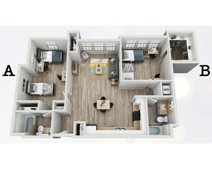 B1E Floor plan