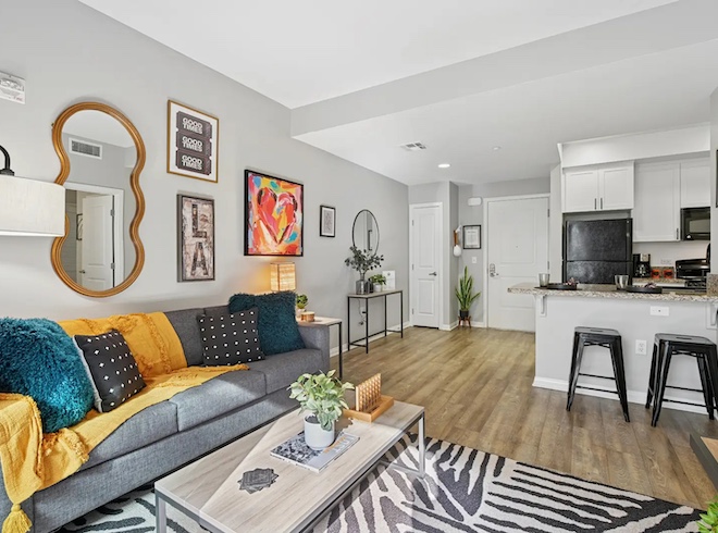 Furnished living room